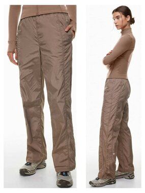 TNA Action Prima Pant Relaxed Dance Pants Size 2XS Deep Taupe